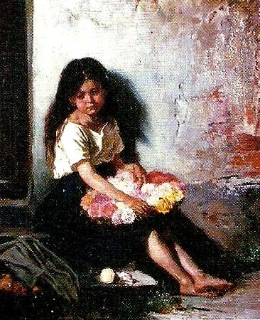jenny nystrom blomsterforsaljierskan oil painting image
